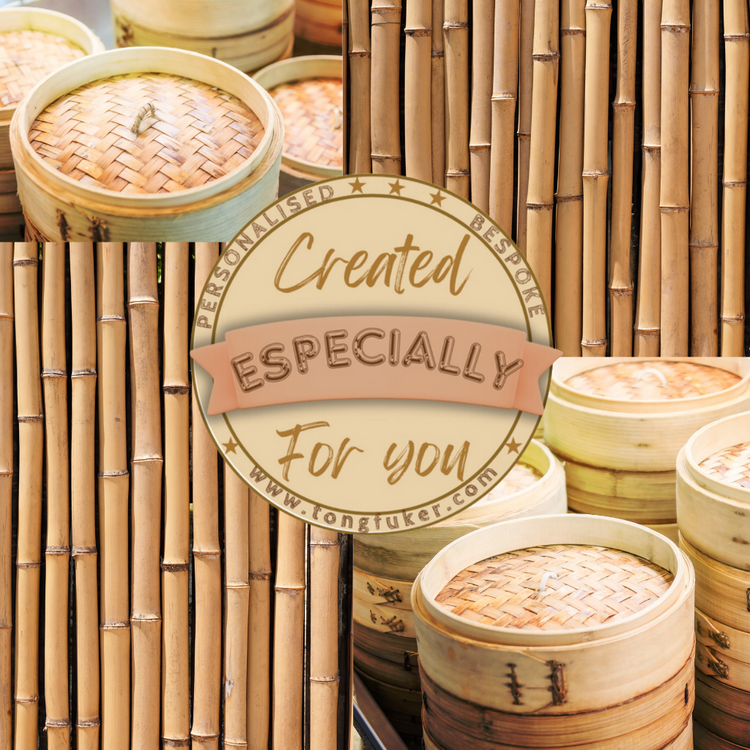 PERSONALISED BAMBOO DIM SUM MEMORY BOXES