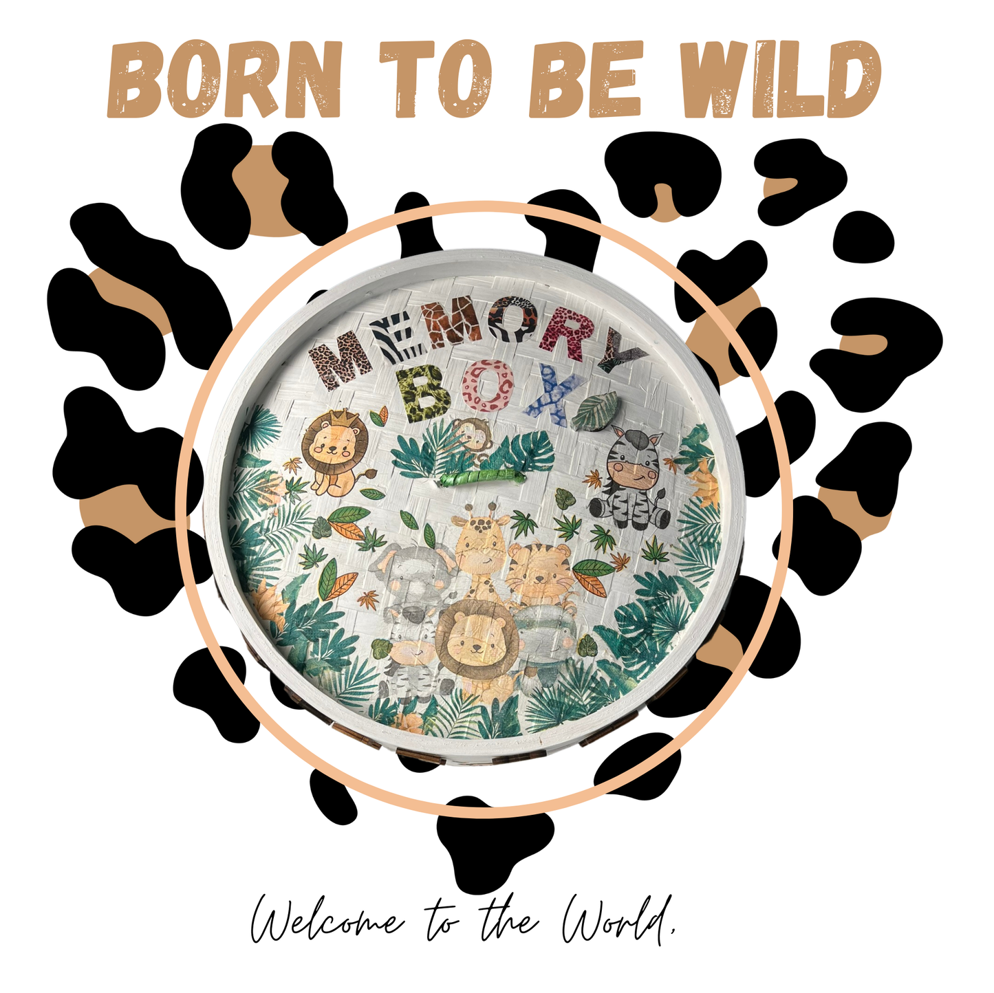 Baby Shower Gift Set for Boy - BORN TO BE WILD