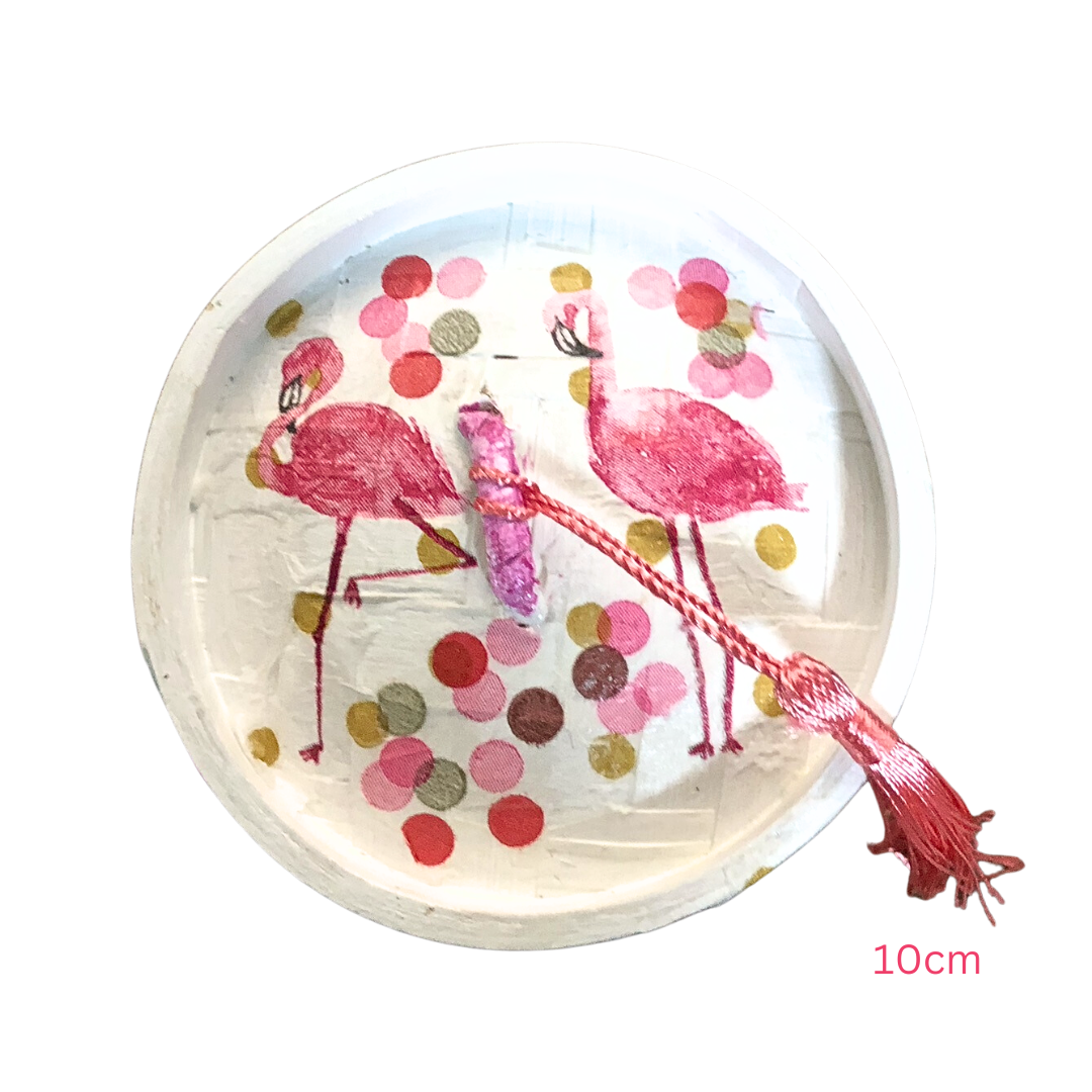 Bamboo Dim Sum Steamer - Pink Flamingo