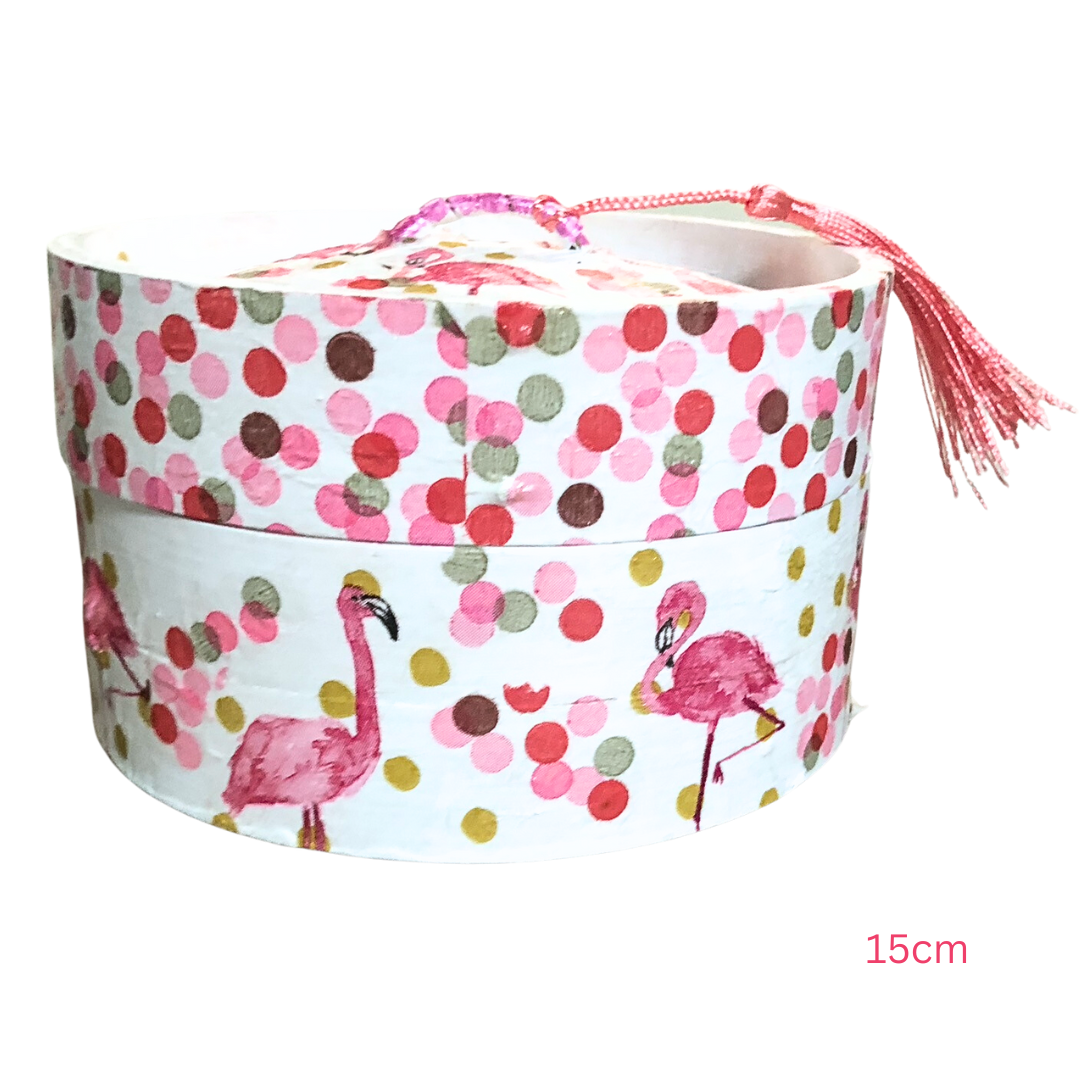 Bamboo Dim Sum Steamer - Pink Flamingo