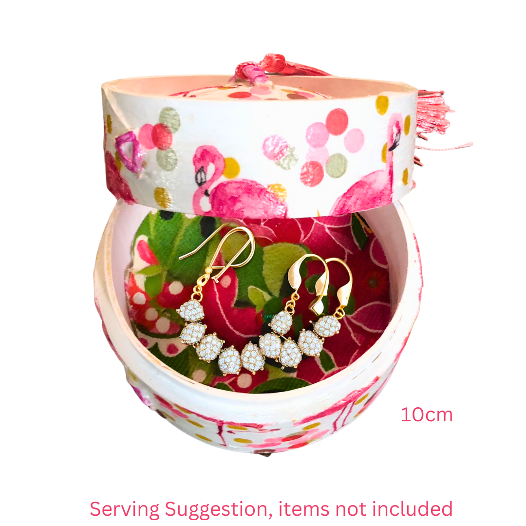 Bamboo Dim Sum Steamer - Pink Flamingo