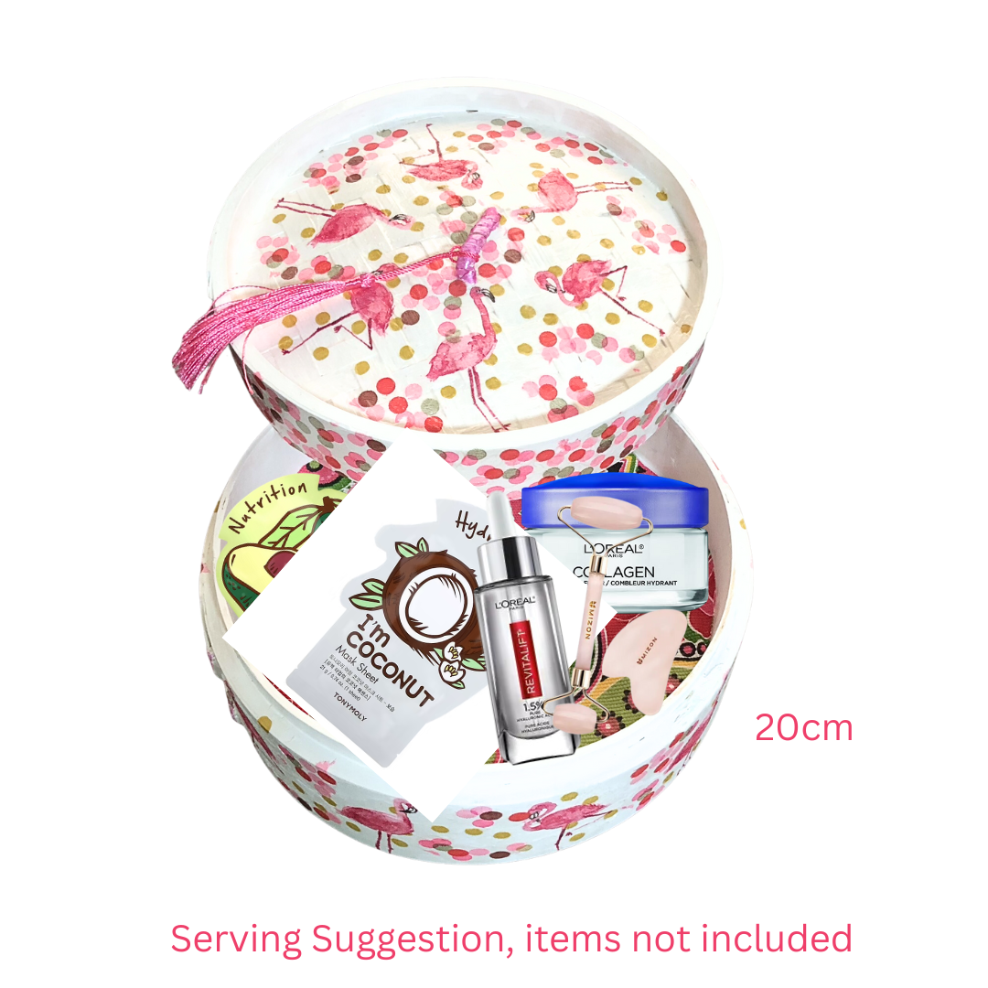 Bamboo Dim Sum Steamer - Pink Flamingo