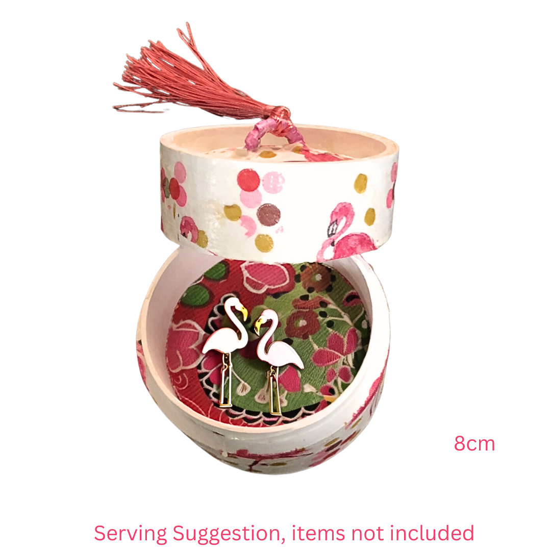 Bamboo Dim Sum Steamer - Pink Flamingo