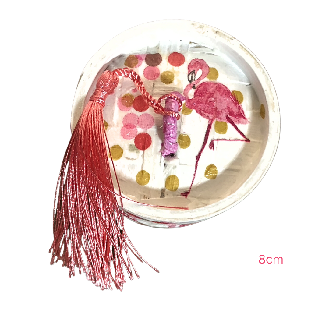 Bamboo Dim Sum Steamer - Pink Flamingo