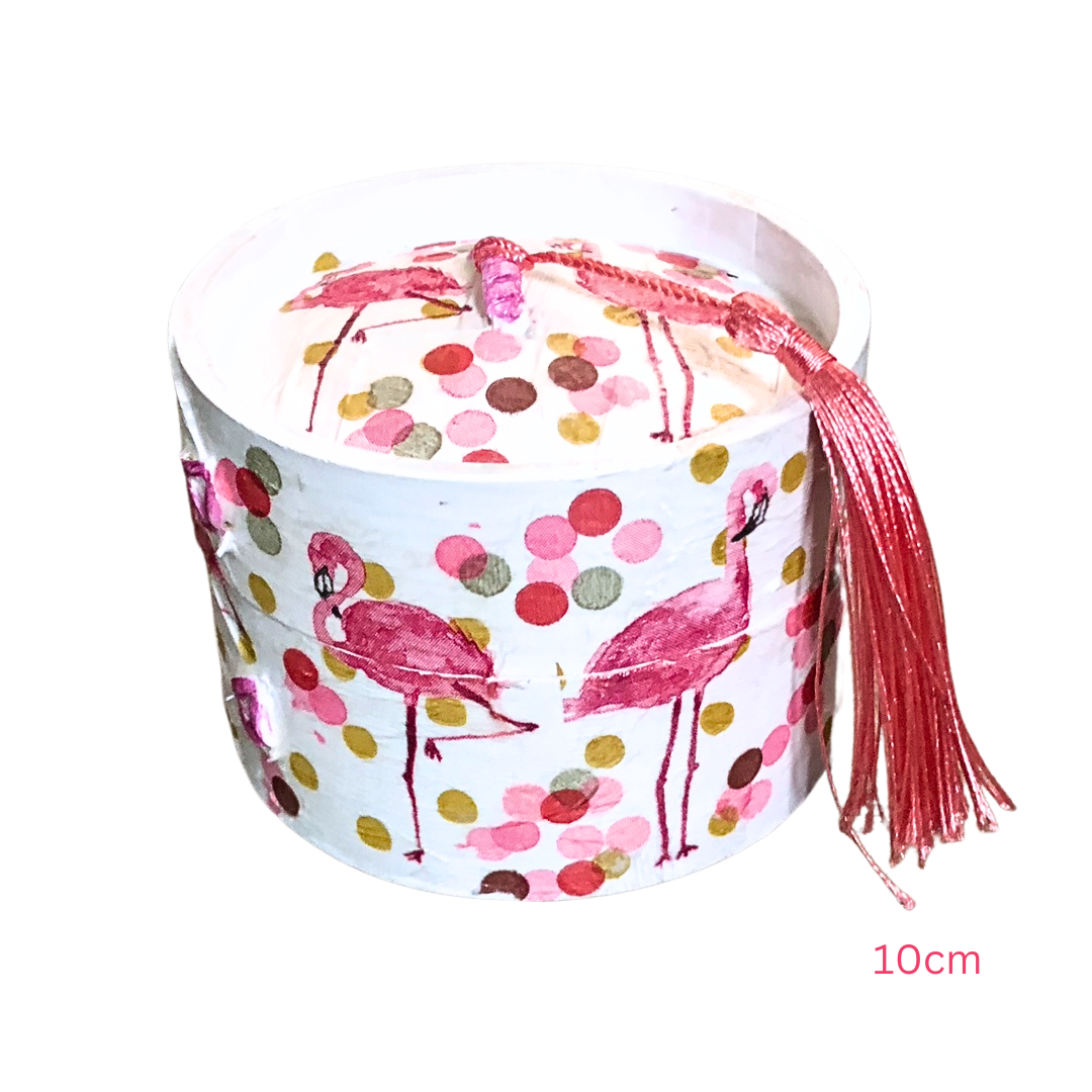 Bamboo Dim Sum Steamer - Pink Flamingo