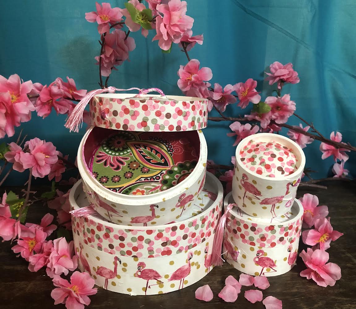 Bamboo Dim Sum Steamer - Pink Flamingo