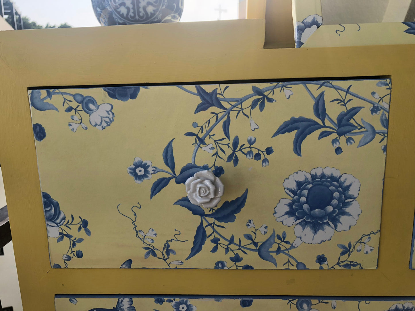 Solid Wood Chinoiserie French Asian Vanity Unit