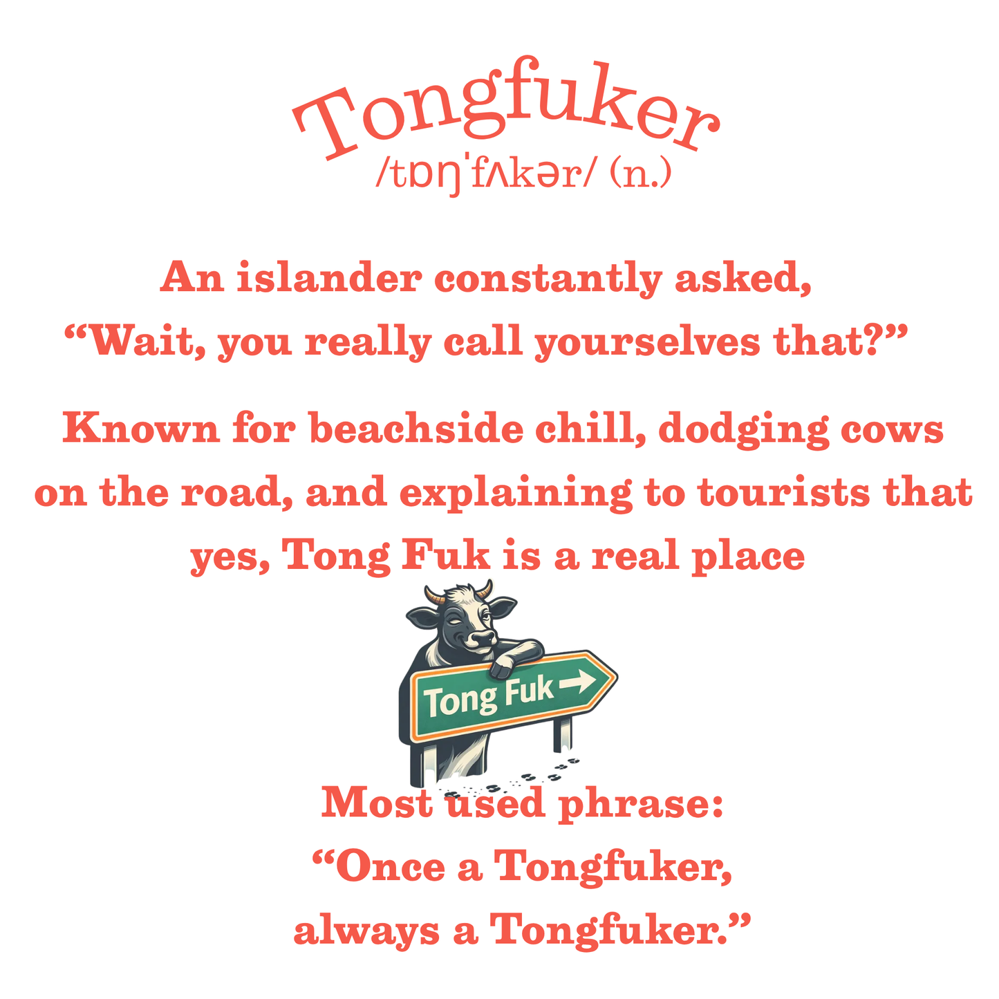 Tongfuker & Proud Tote — Heritage Crest Edition