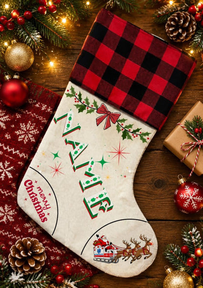 Survival Kit - Personalised Christmas Stocking