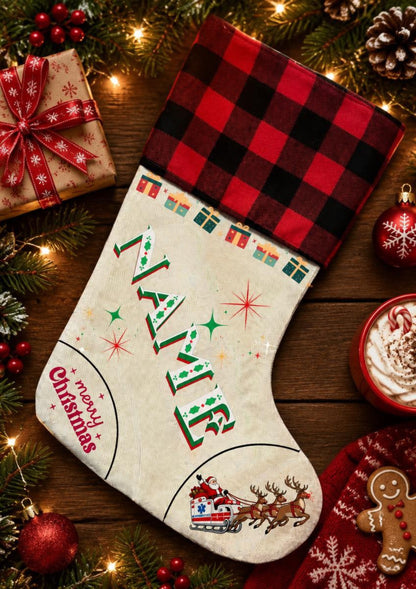 Survival Kit - Personalised Christmas Stocking
