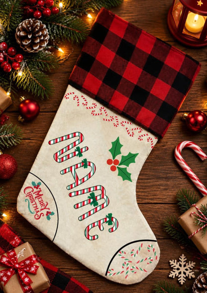 A Little Twisted - Personalised Christmas Stocking