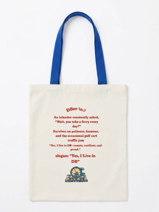 Discovery Bay Tote – Yes, I Live in DB