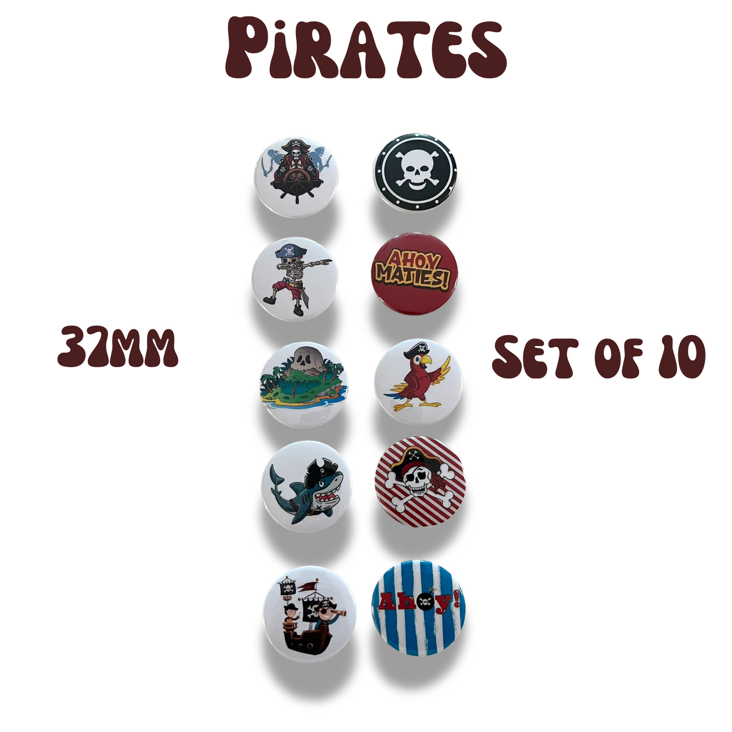 Button Pin Badges and Magnets